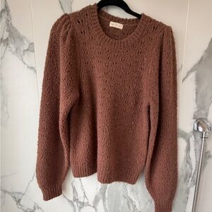 Rylee + Cru Brown Women's Sweater